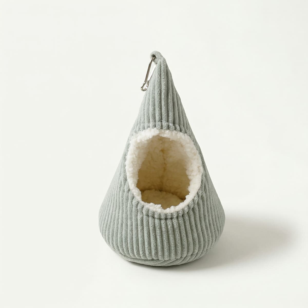 Velvet-Soft Corduroy Bird Hut - Ultra-Warm Snuggle Bird Nest