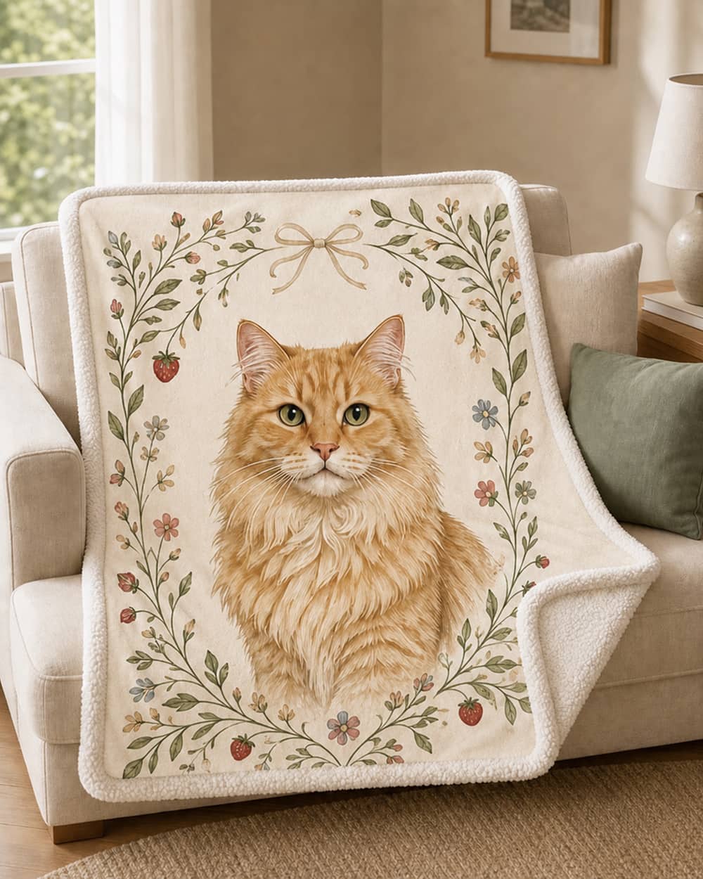 Custom Pet Photo Blanket | Personalized Pet Blanket Gift Petit Pets