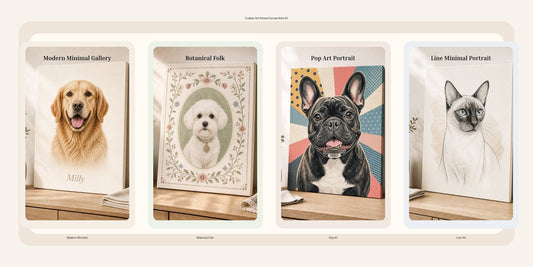 Why a Custom Pet Portrait Canvas Belongs in Your Home