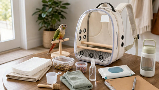 What to Pack When Traveling With a Bird
