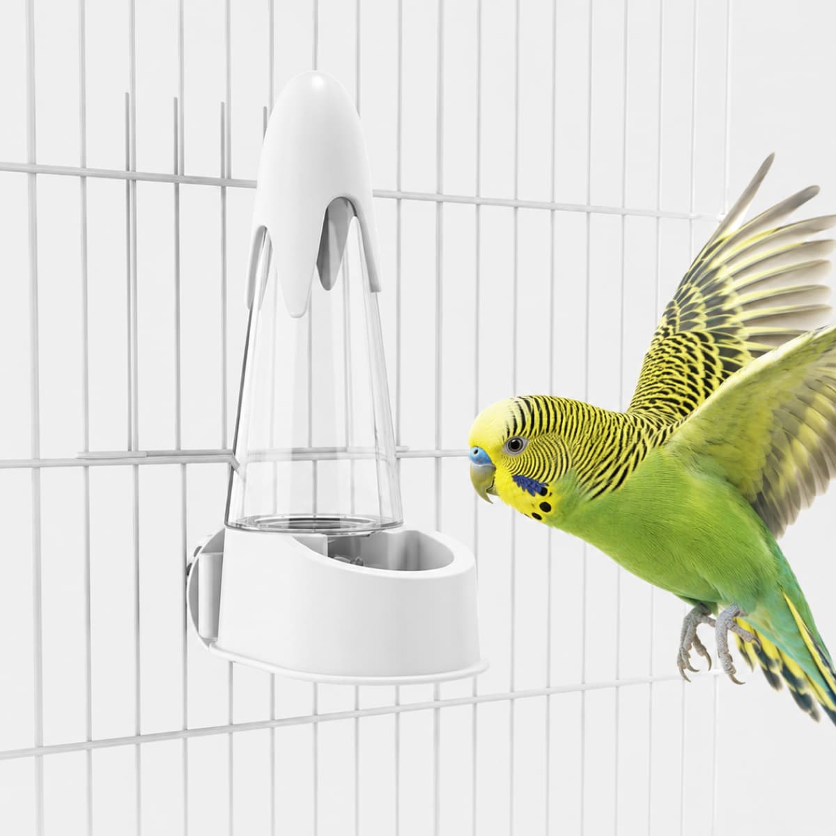 Automatic Bird Water Dispenser 125ml | Iceberg-Inspired Design