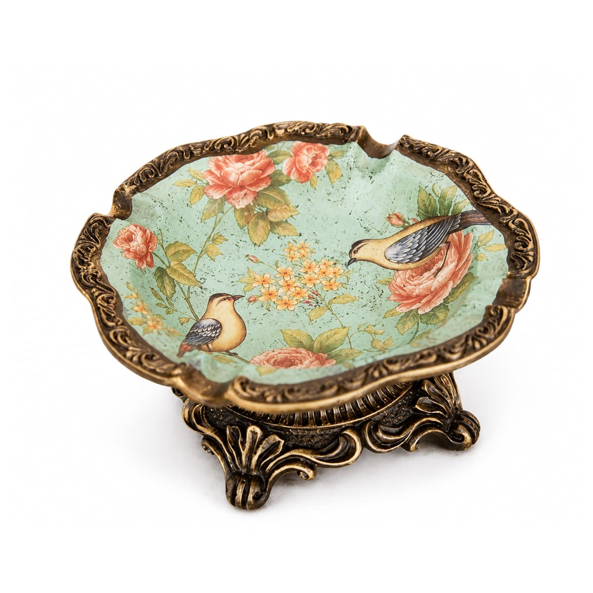 Outdoor Bird Feeder Bowl | Vintage Decorative Garden Bird Dish