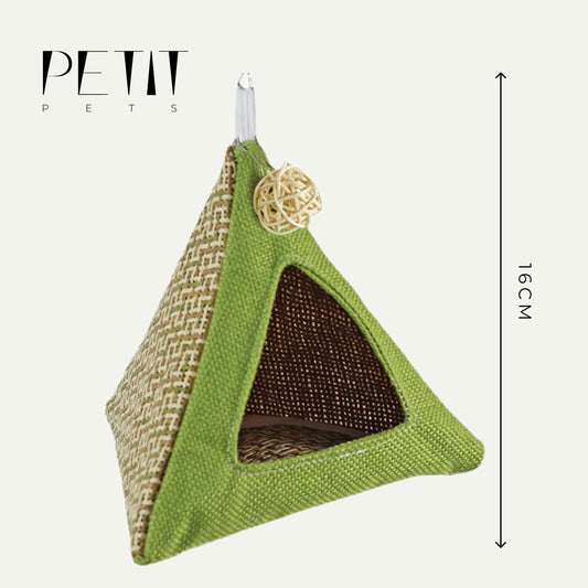 The Breezy Woven Hideaway | Breathable Summer Bird Tent