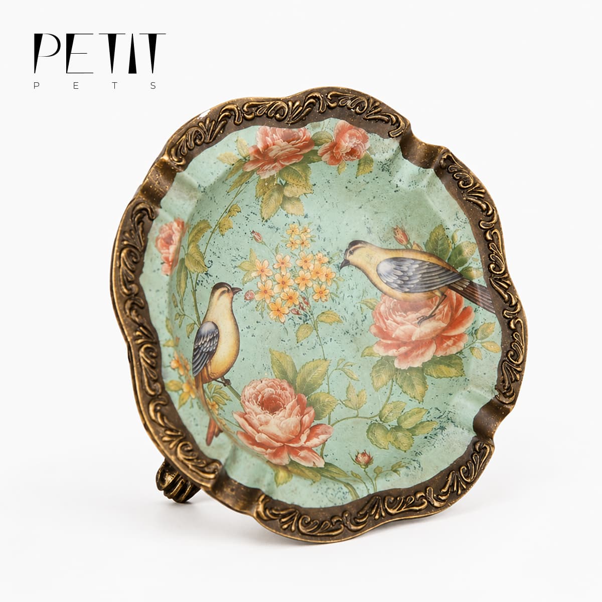 Outdoor Bird Feeder Bowl | Vintage Decorative Garden Bird Dish