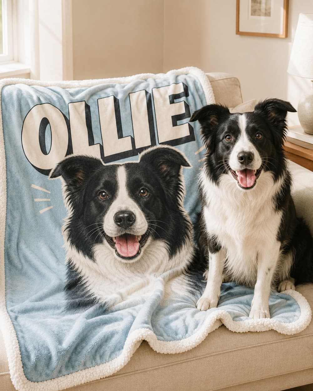 Custom Pet Photo Blanket | Personalized Pet Blanket Gift Petit Pets