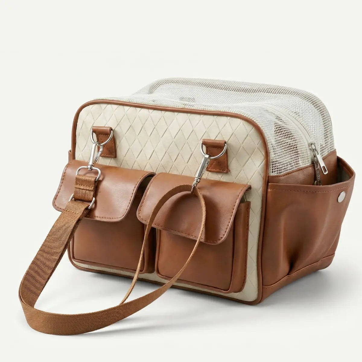 The Grand Sanctuary | Premium Panoramic Bird Carrier with Storage Petit Pets