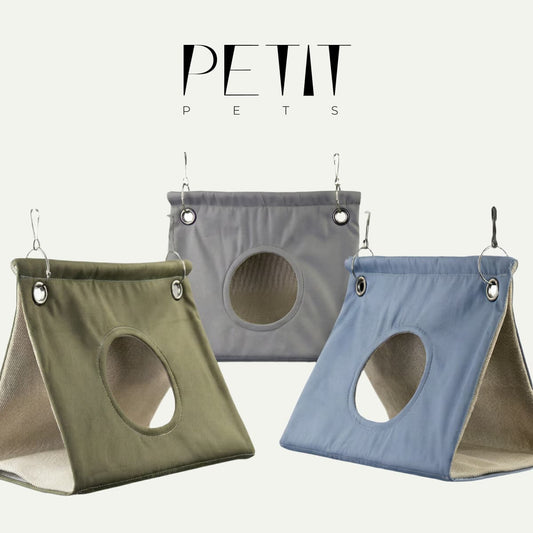 Canvas bird hut tent for parrots and small birds - Petit Pets
