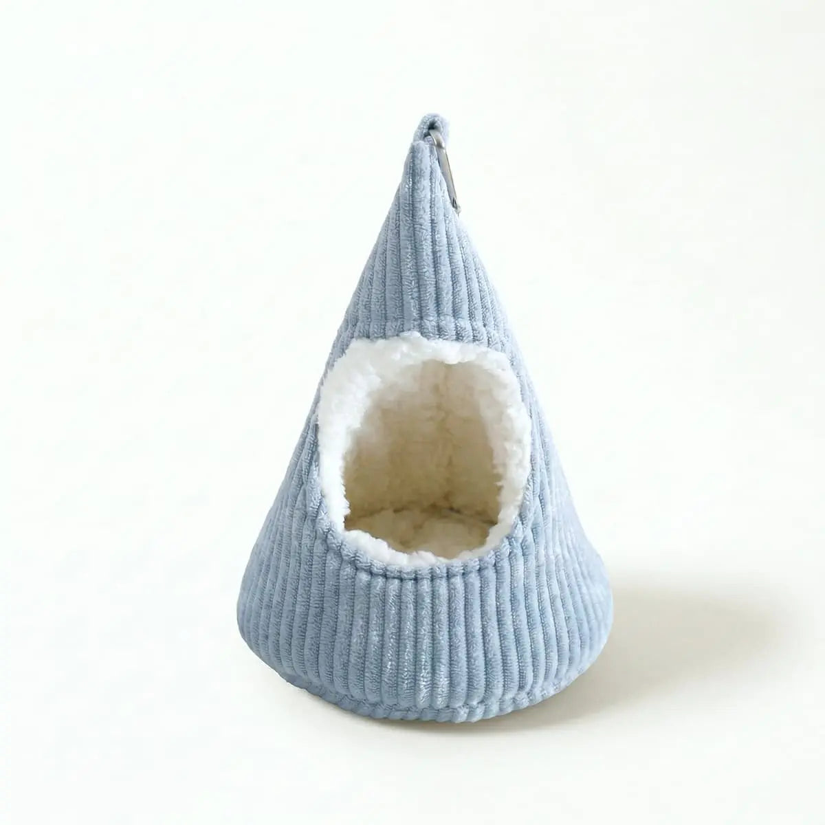 Velvet-Soft Corduroy Bird Hut - Ultra-Warm Snuggle Bird Nest Petit Pets