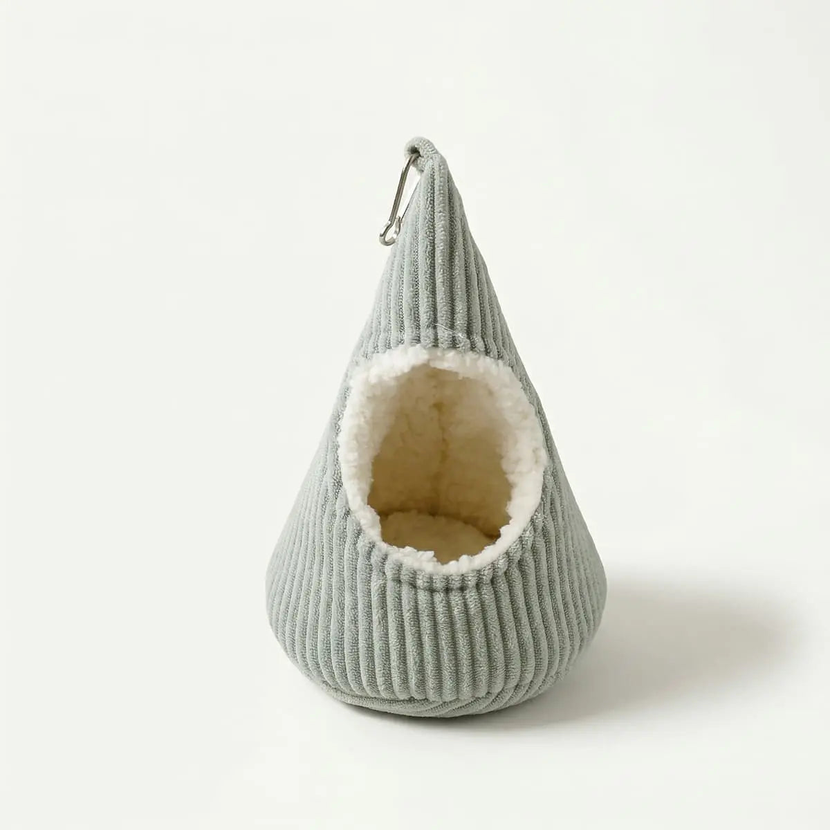 Velvet-Soft Corduroy Bird Hut - Ultra-Warm Snuggle Bird Nest Petit Pets
