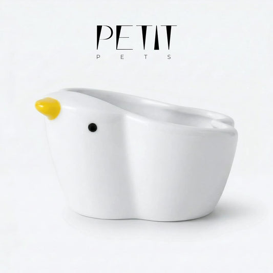 Handmade ceramic bird feeder bowl Little Chirp - Petit Pets