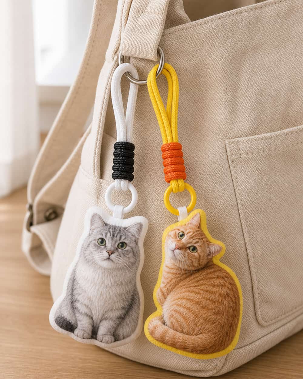 Custom Pet Photo Keychain | Personalized Pet Keychain Gift