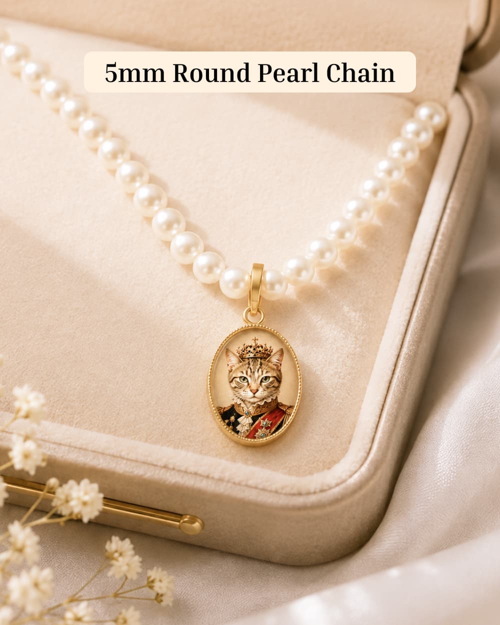 Custom Pet Photo Necklace | 3 Chain Styles Petit Pets