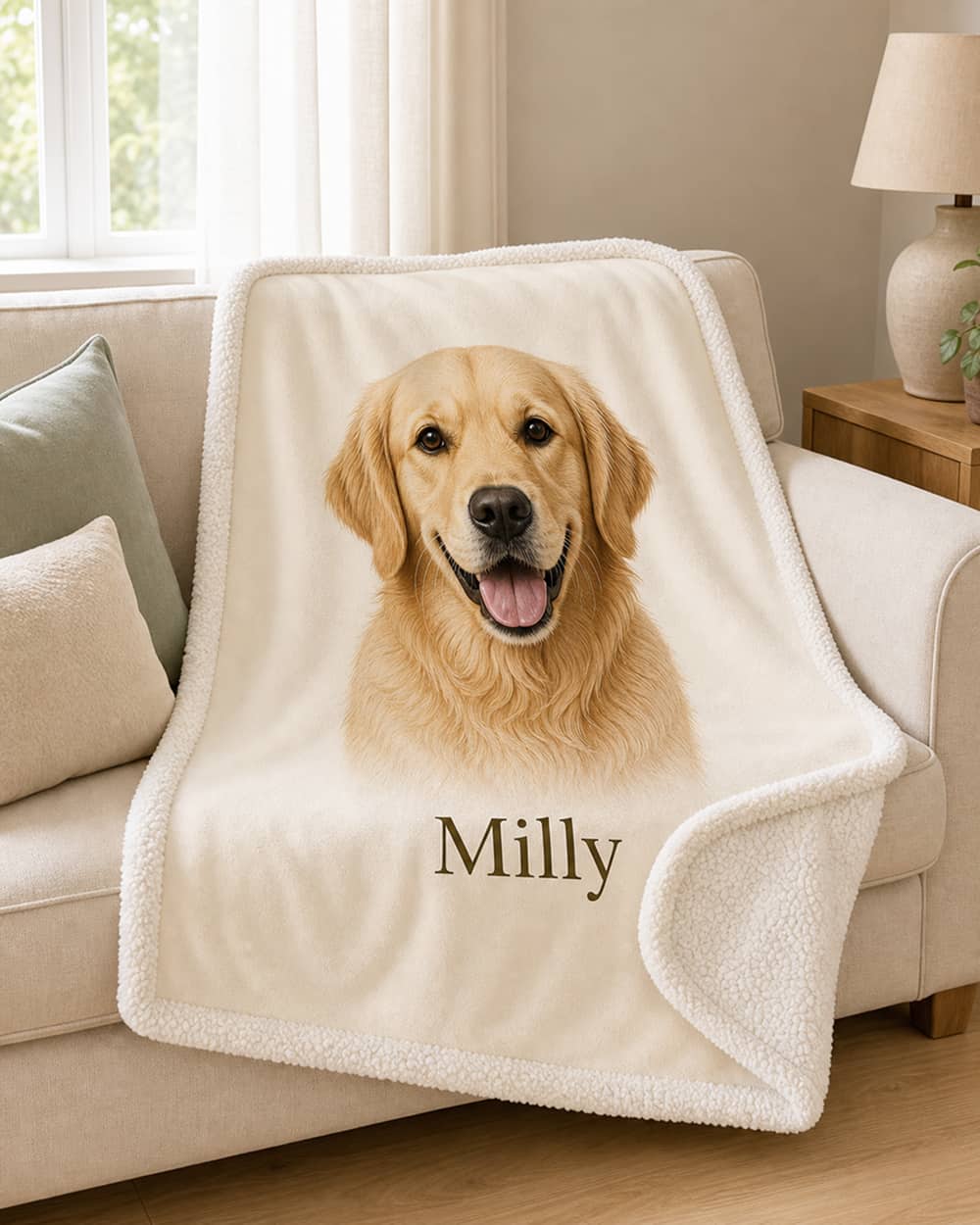 Custom Pet Photo Blanket | Personalized Pet Blanket Gift