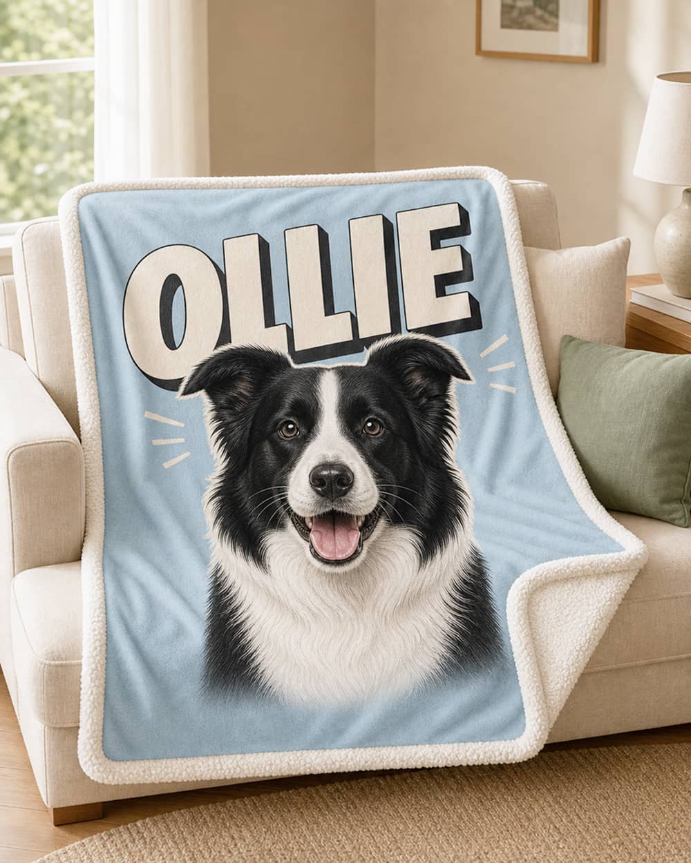 Custom Pet Photo Blanket | Personalized Pet Blanket Gift